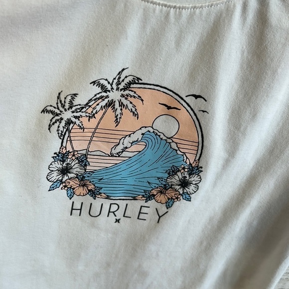Hurley Tropical Crop Top | SIZE L - Picture 4 of 5